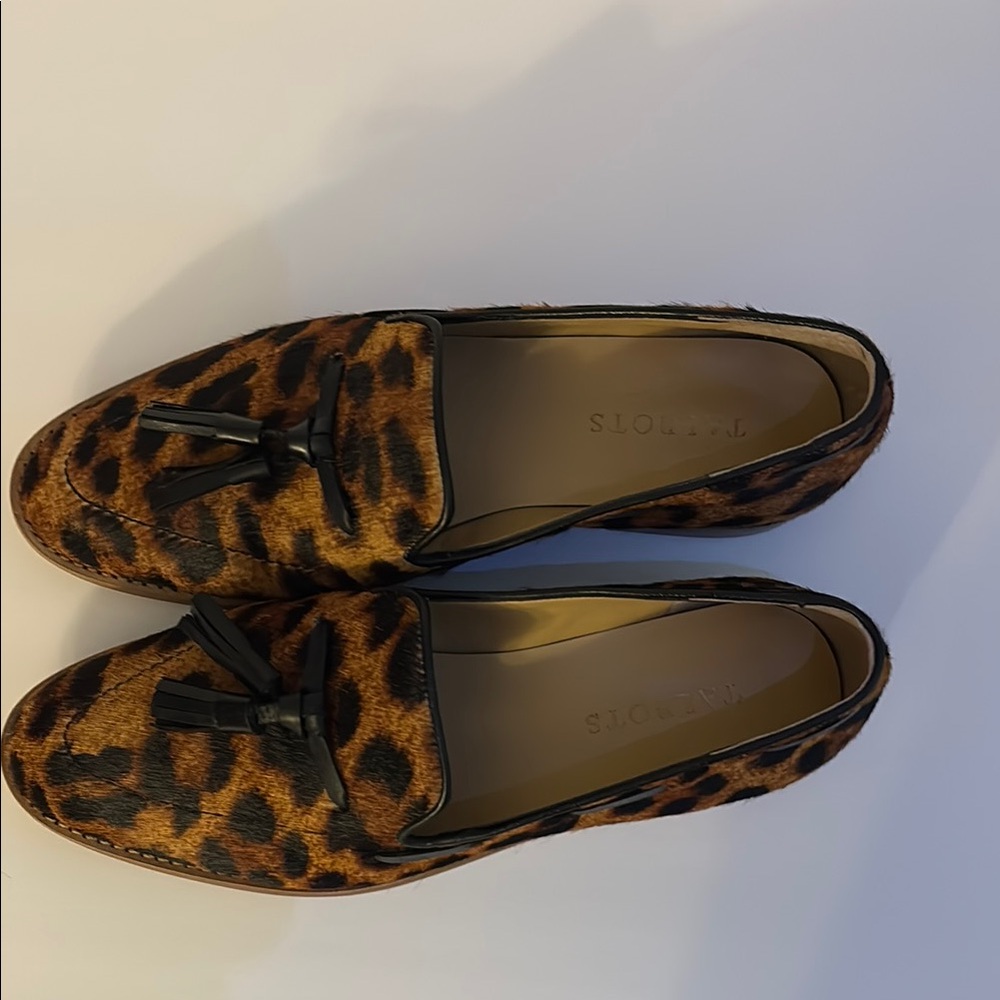 Talbots Leopard Print Loafers